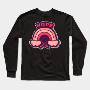 Hope- Breast cancer awareness Long Sleeve T-Shirt